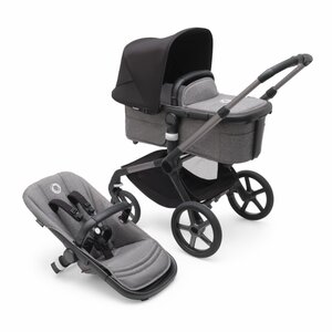 Bugaboo Fox 5 vankrikomplekt Graphite/Grey Melange, Midnight Black - Bugaboo