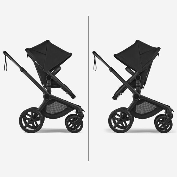 Bugaboo Fox 5 Renew vankrikomplekt Black/Desert Taupe Melange - Bugaboo