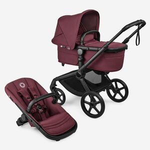 Bugaboo Fox 5 Renew vankrikomplekt Black/Dark Cherry - Bugaboo