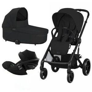 Cybex Balios S Lux 3in1 vežimėlio komplektas Moon Black - Cybex