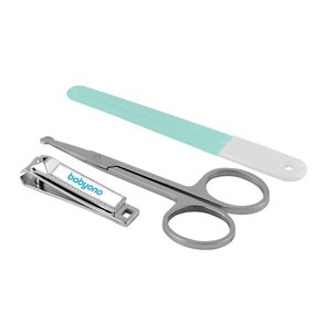 BabyOno 068-Cosmetic set: file, scissors and clippers - Miniland
