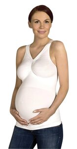 Carriwell Organic Maternity & Nursing Bra S-XL Natural White - RoboKidShop