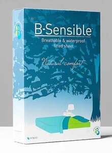 B.Sensible 2in1 mitrumizturīgs palags 180x200cm, White - Bugaboo